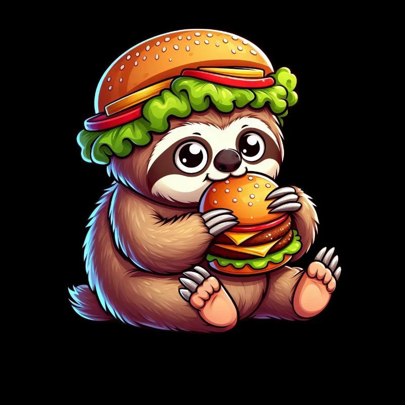 mignon paresseux hamburger cheeseburger restauration rapide ca