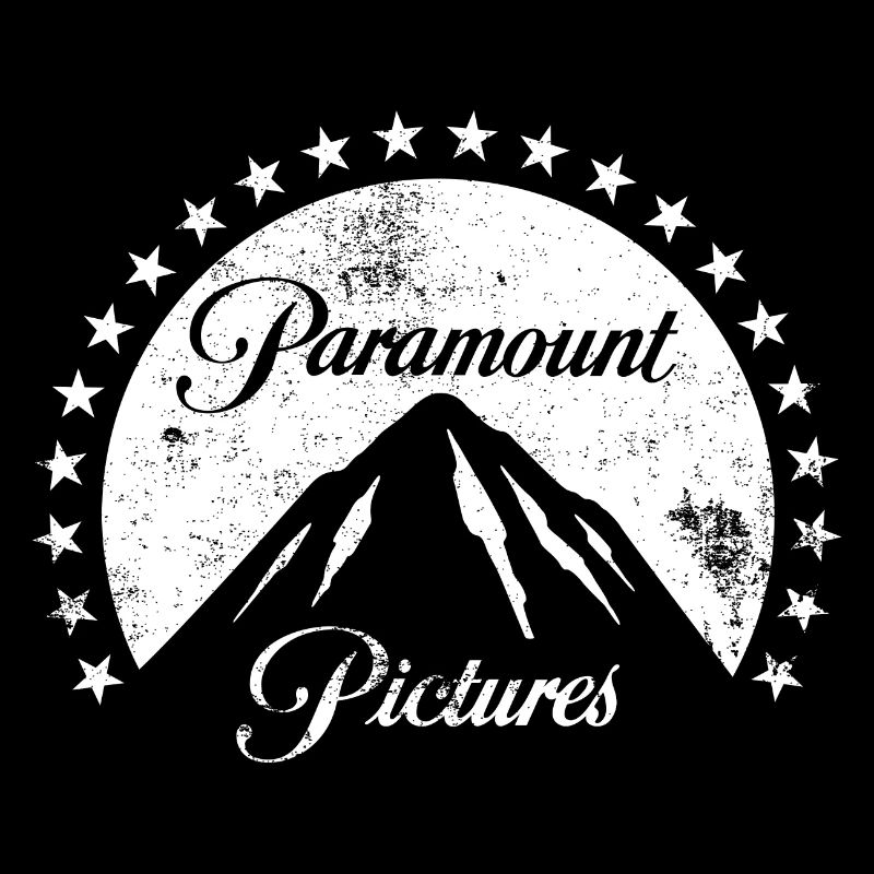 Paramount Pictures Logo Blanc De Style Vintage