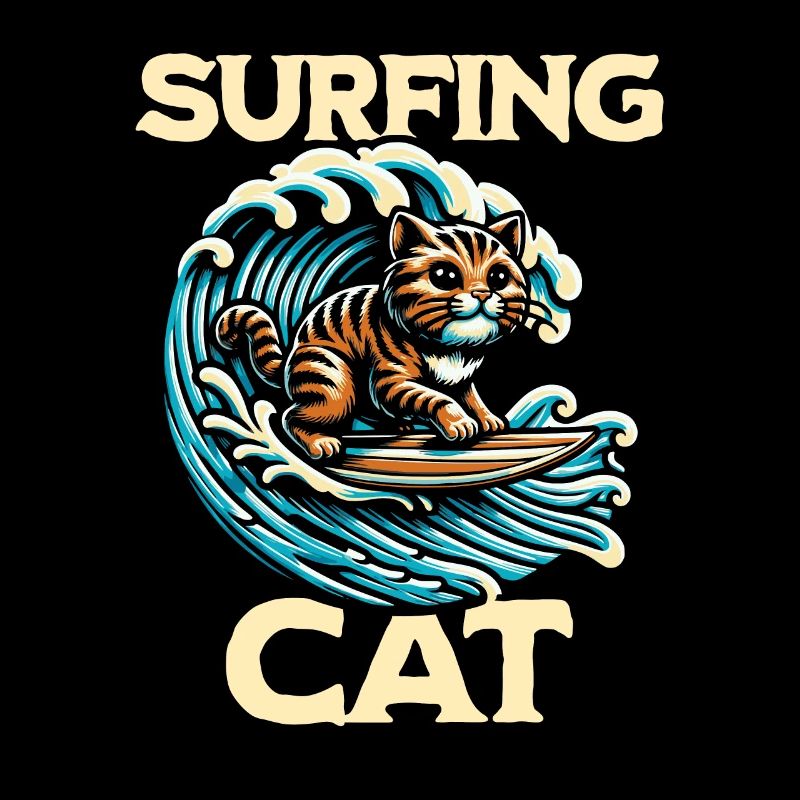 Chat surfeur
