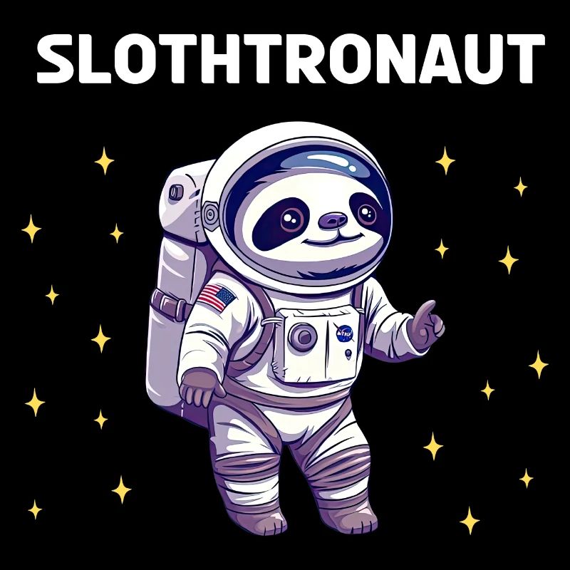 Slothtronaut - Astronaut Design
