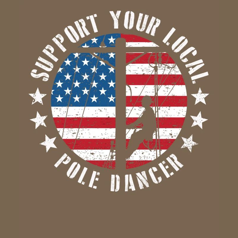Support Your Local Pole Dancer Lineman