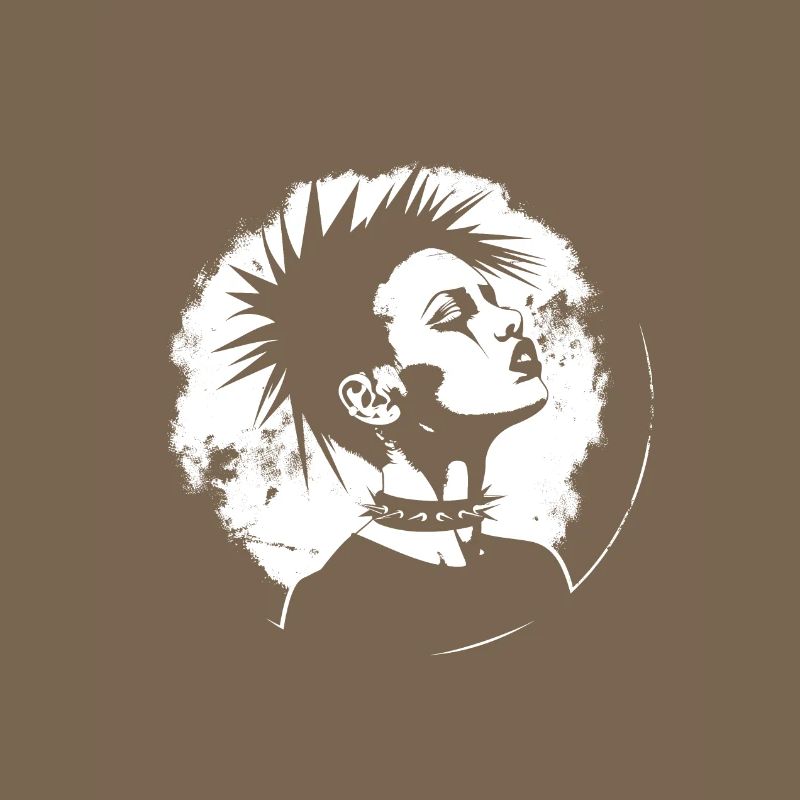 Punk's Not Dead: Striking Silhouette Tee