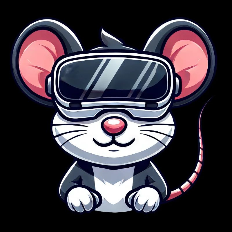 Mouse Rat VR Gamer Gaming Science Fiction