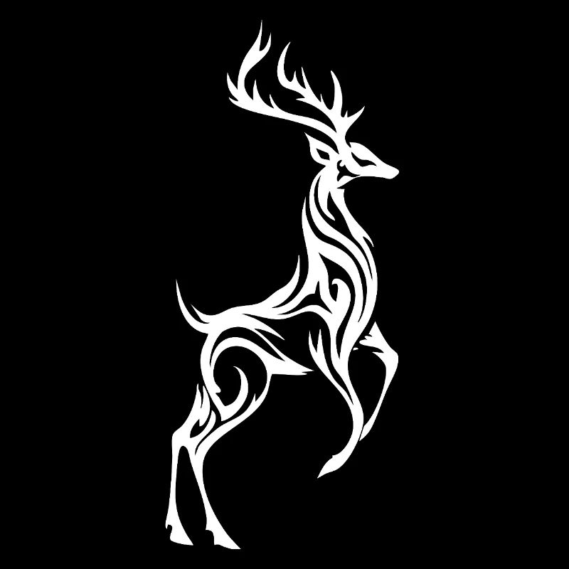 Silhouette de cerf sauvage