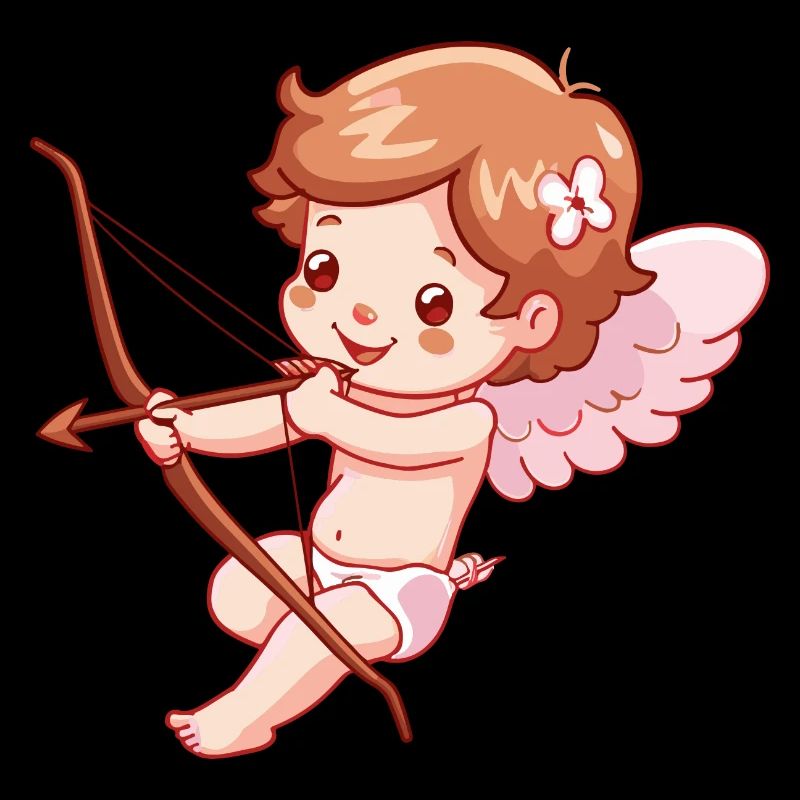 Ange de la Saint-Valentin en amour Cupidon