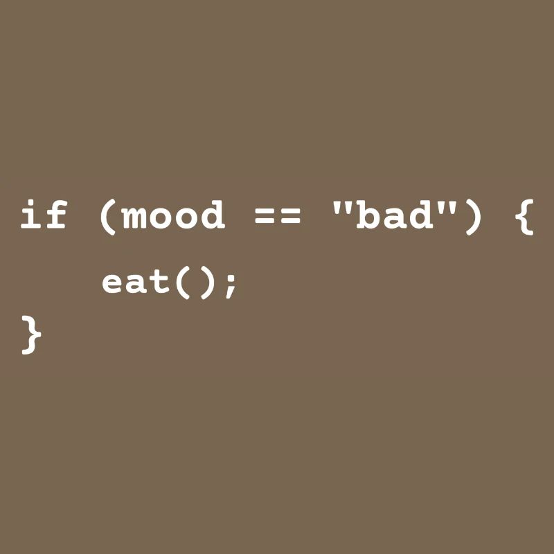 Cadeau de t-shirt de nourriture et de codage amusant pour programmeur