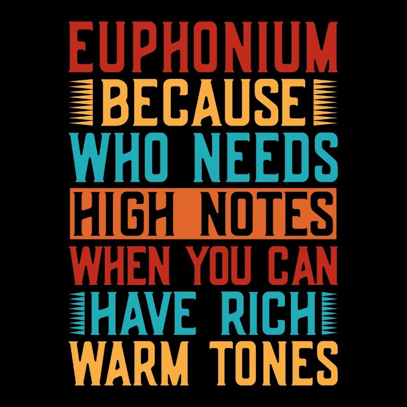 Euphonium Vous pouvez avoir des tons riches et chauds Barytons