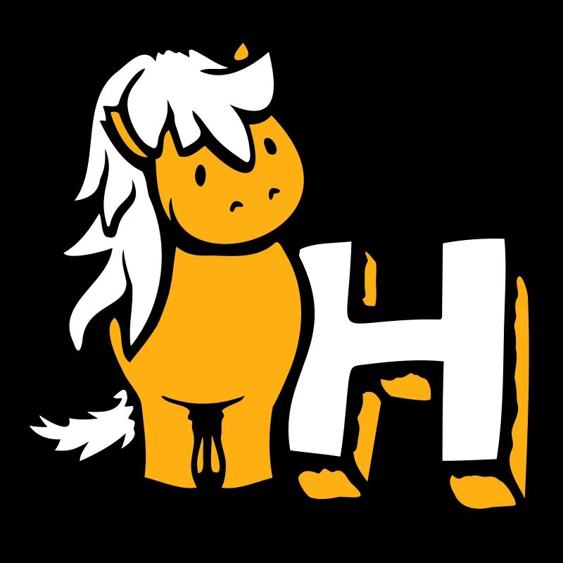 Cheval H Cheval Lettre ABC École d’apprentissage de l’anglais