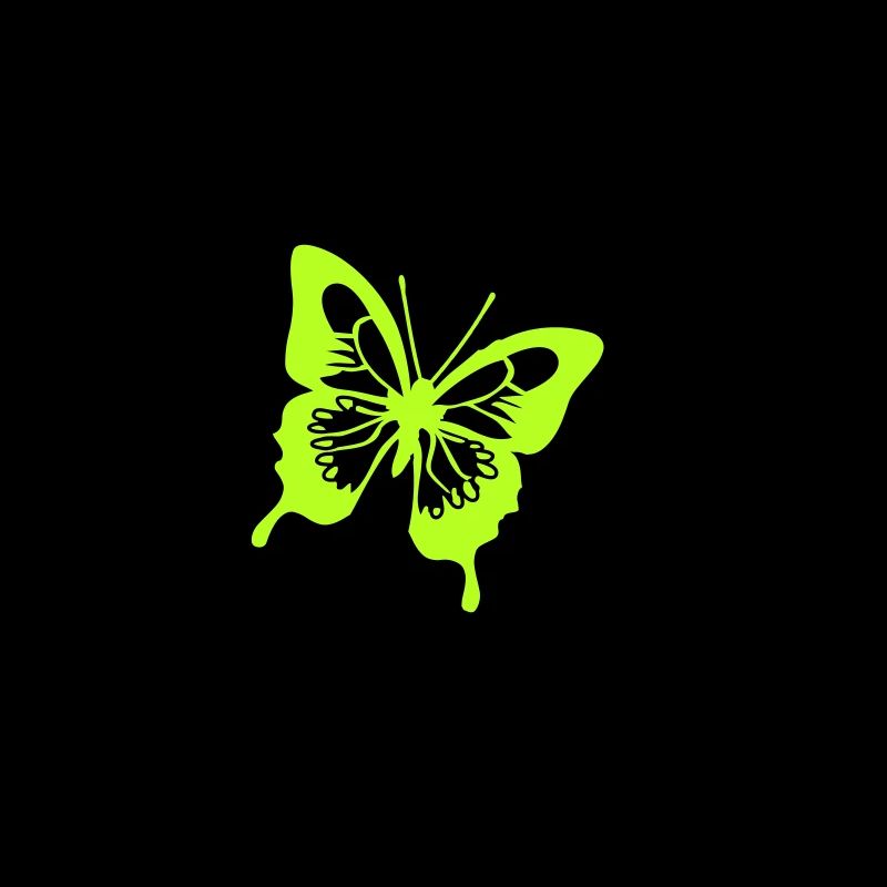 Papillon éclaboussures de couleur