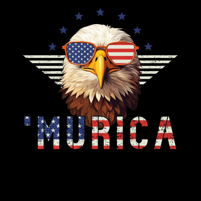 Eagle Sunglasses Murica America Flag Gift