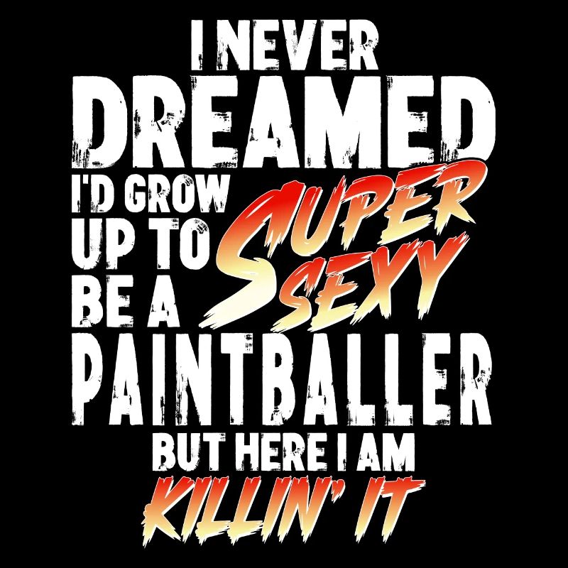 Super Sexy Paintball Player Paintball Gift