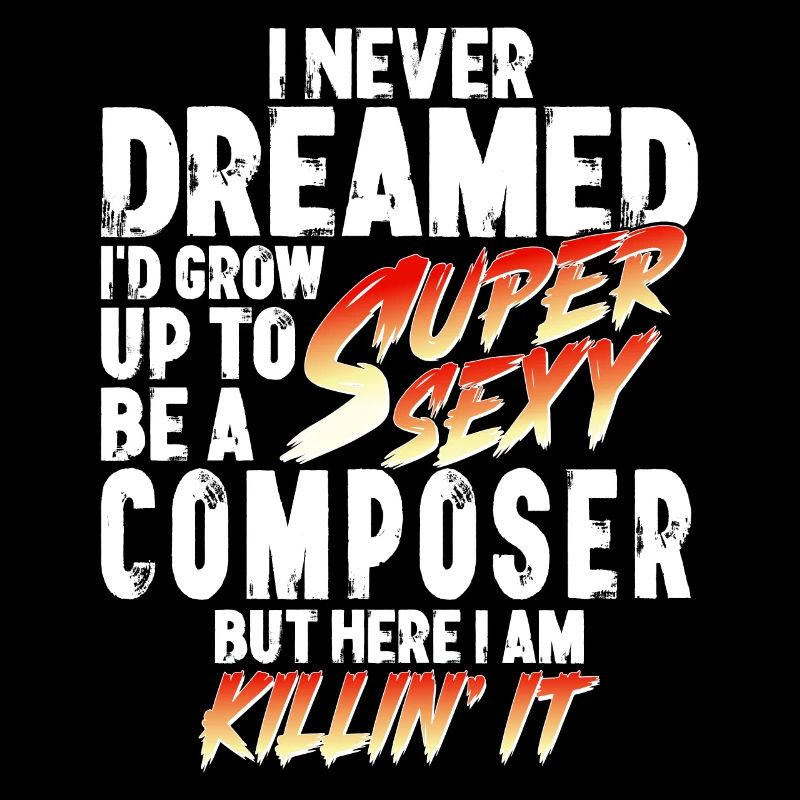 Cadeau de composition de compositeur super sexy