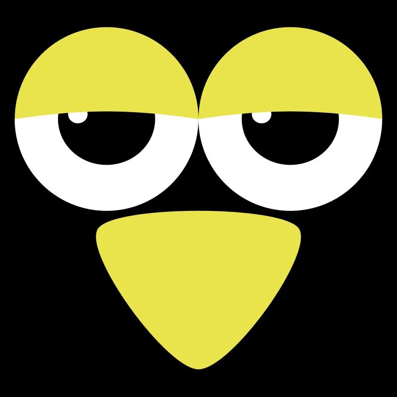 Eyes with beak