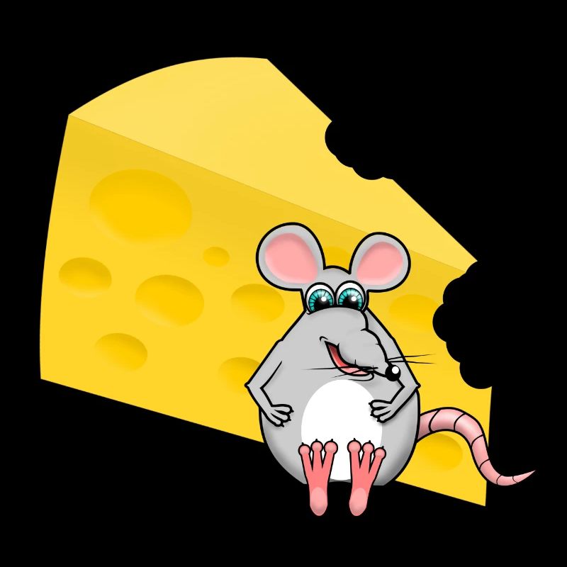 Cheese with mouse