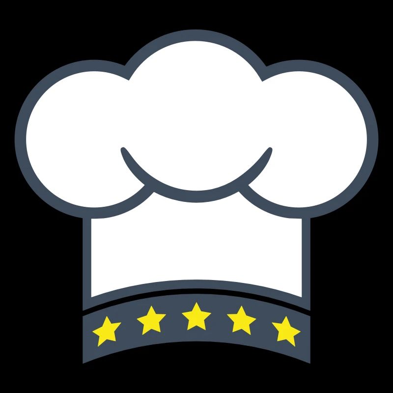 Chapeau de chef 5 étoiles Kitchen Master Chef Cool