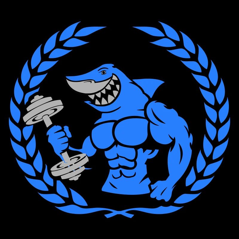 Haltère de musculation requin requin