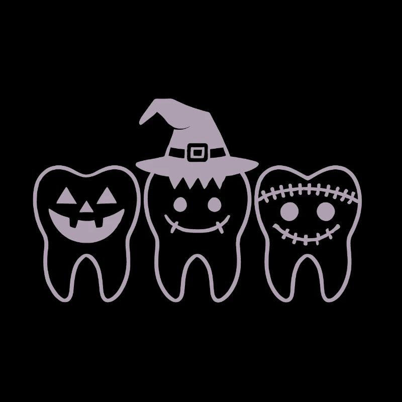 Trick or Teeth Halloween Design pour les dentistes