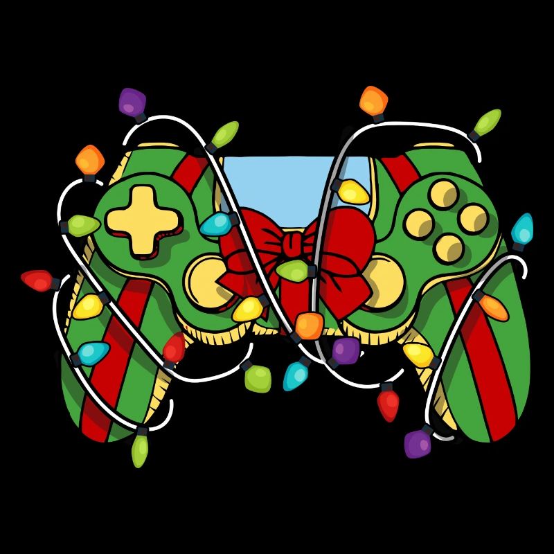 Manette de jeu de Noël