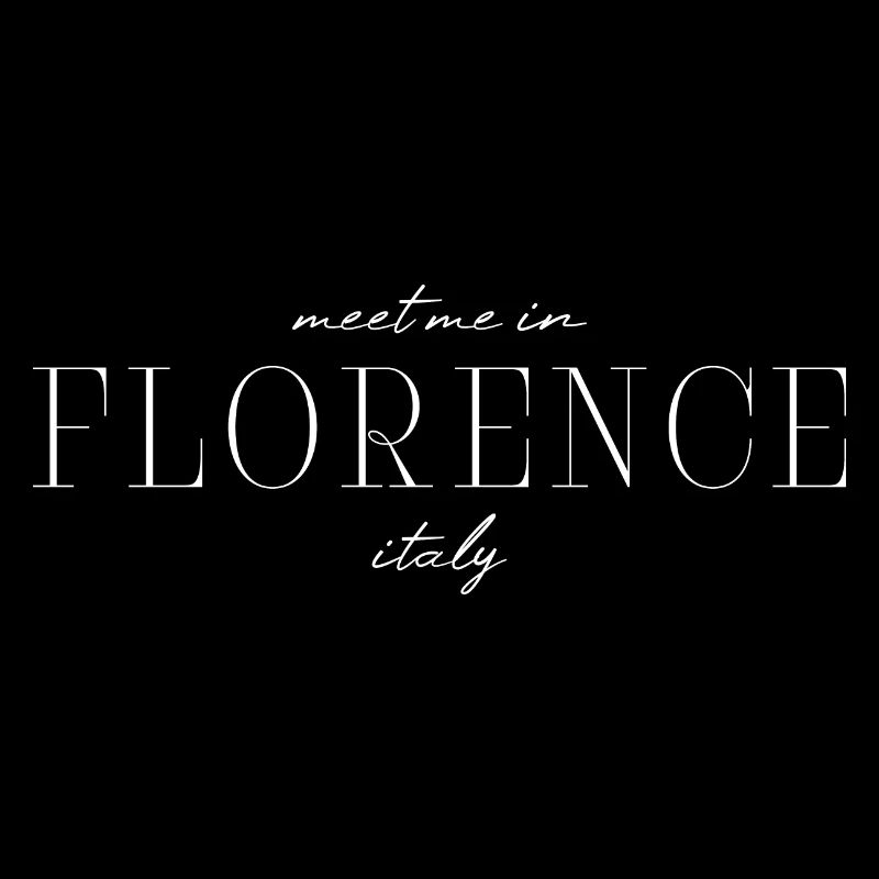 Florence, Italy Style Design T-Shirt