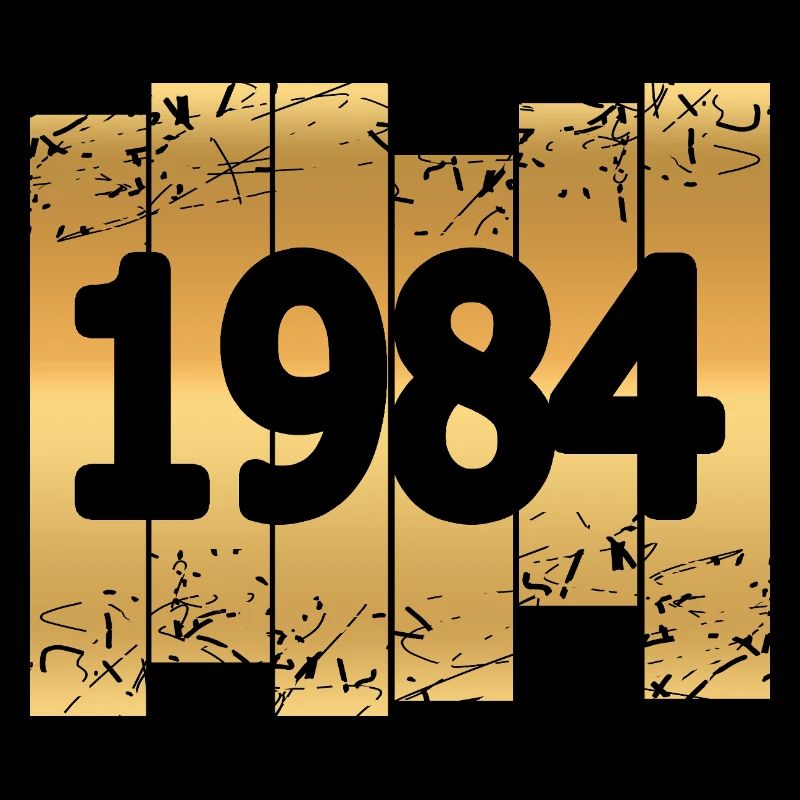 Gold-coloured 1984