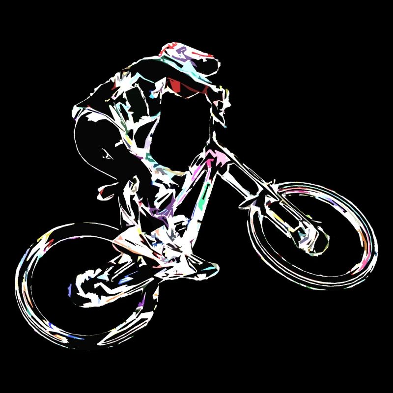 Downhill mountain biking