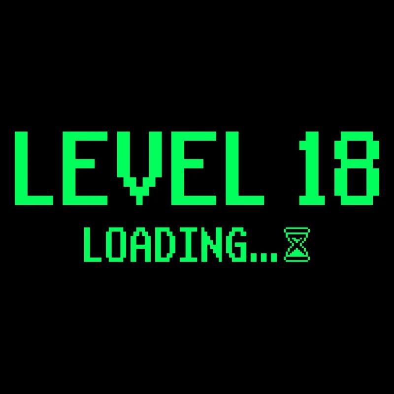 18th Birthday Gaming Level 18 Gift