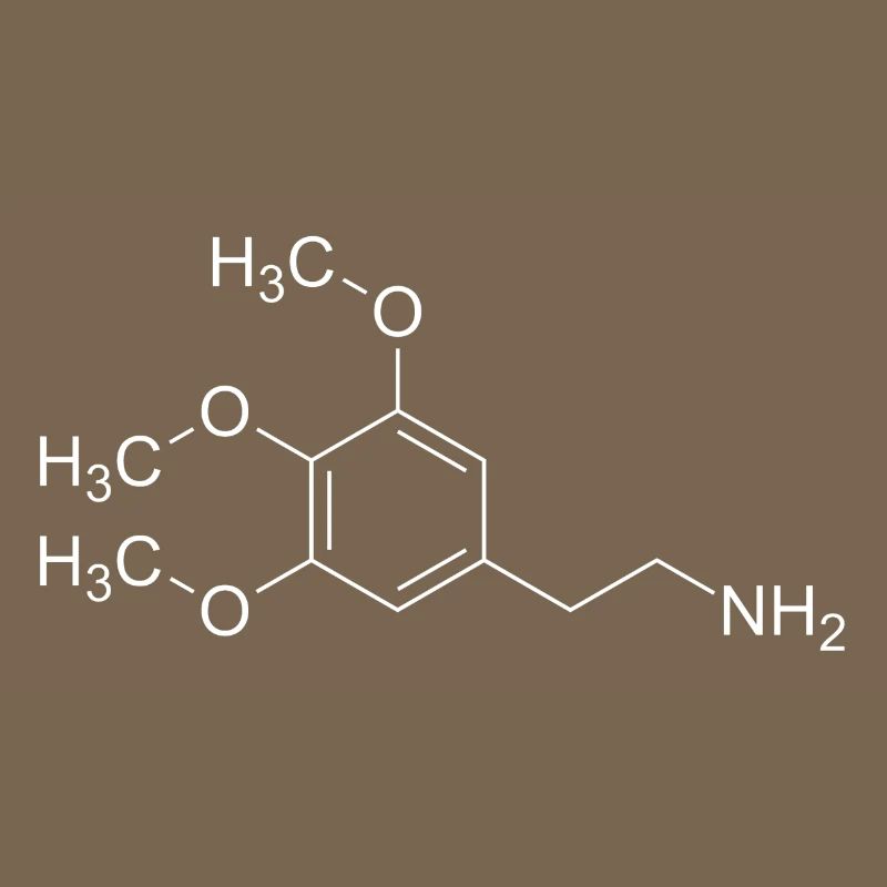 Formule structurale mescaline mescaline