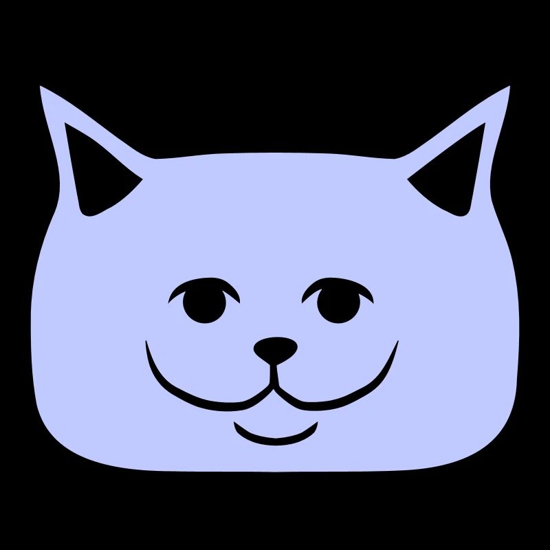 Jolie chatte Ayant l’air heureuse Joyeuse Souriante