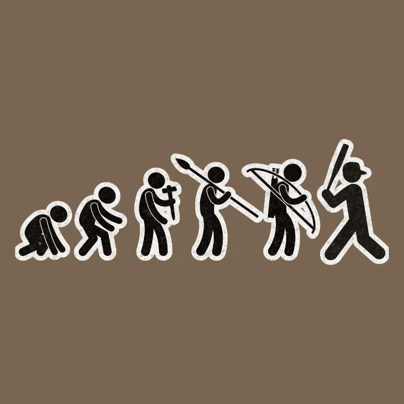 Evolution Baseball Noir Grunge