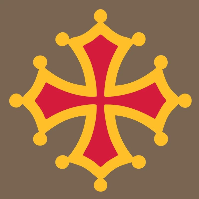 croix occitane graphique vectoriel