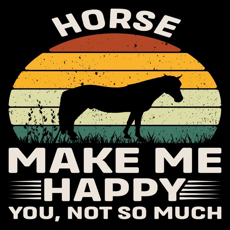 Le cheval me rend heureux