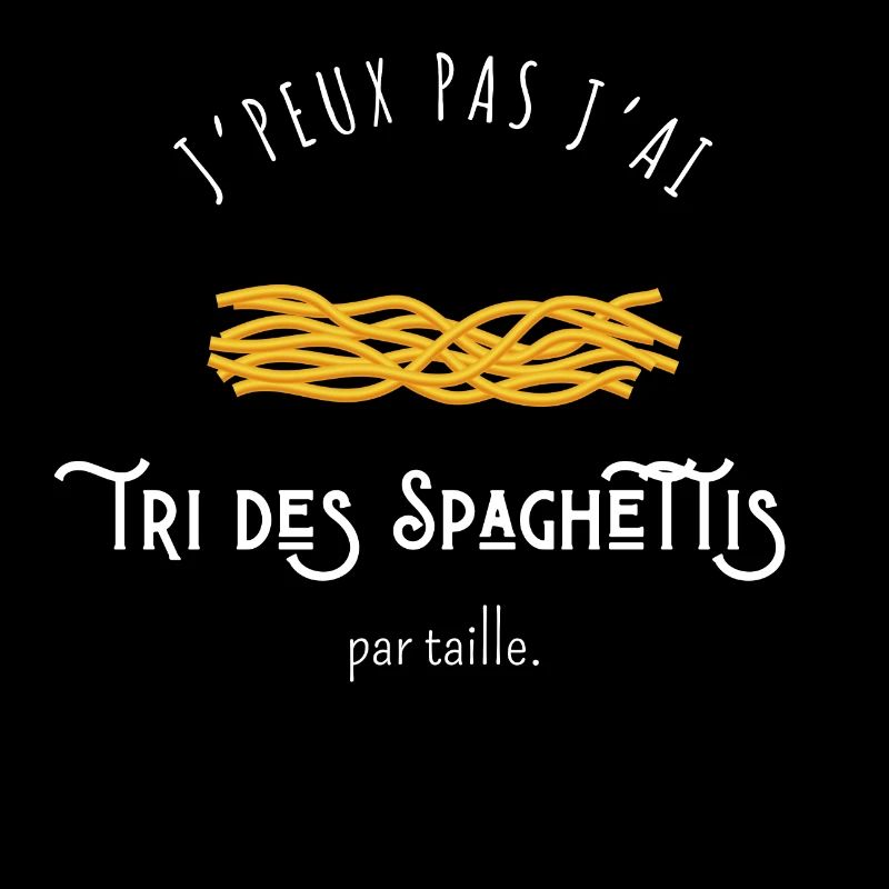 I can't I sorted spaghetti by size