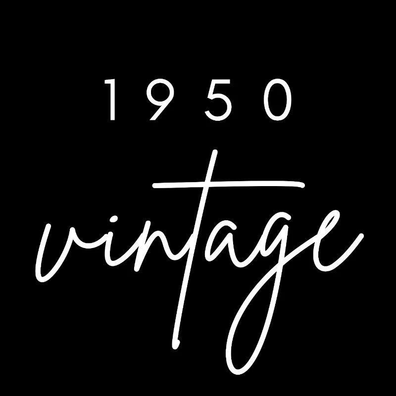 Anniversaire 1950 vintage