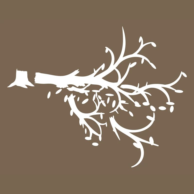 Felled Lumberjack Tree Forest Sapling Silhouette