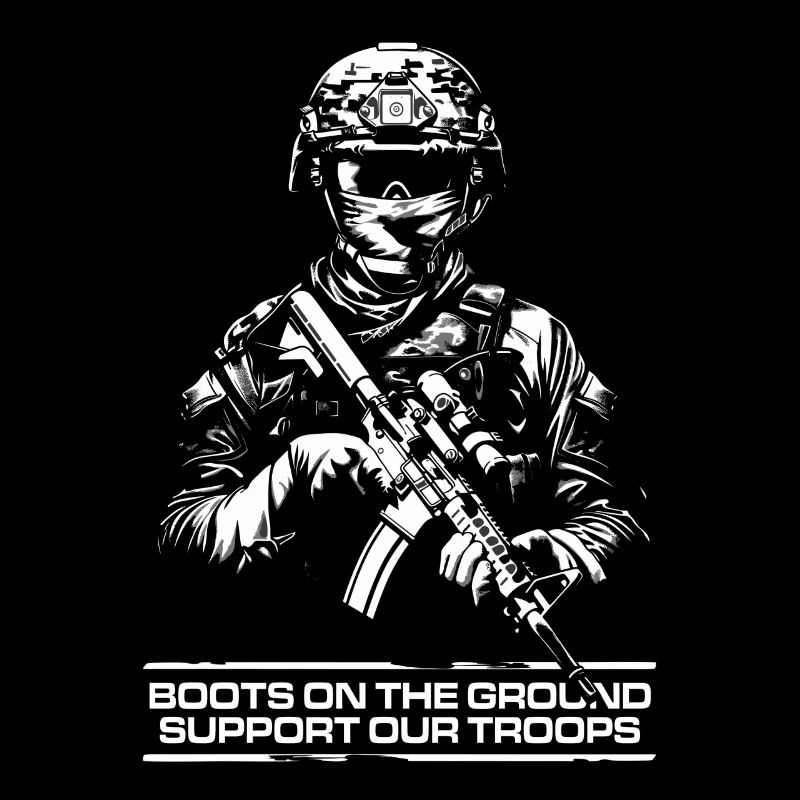 Boots on the ground support our troops