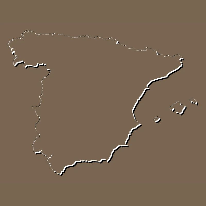 Spain | Map | Shadow