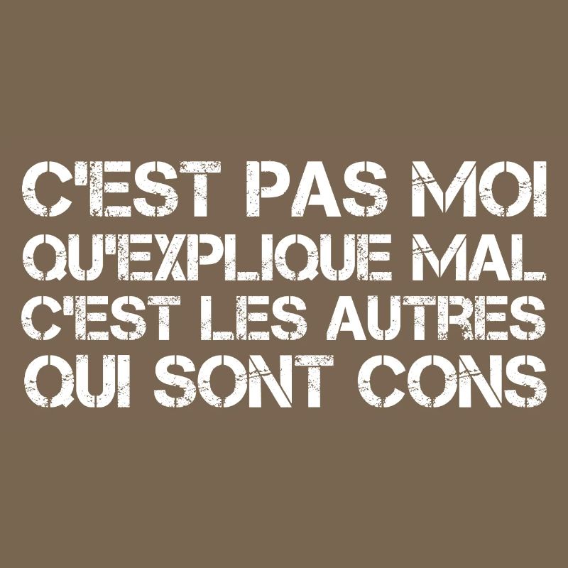 C'est pas moi qu'explique mal