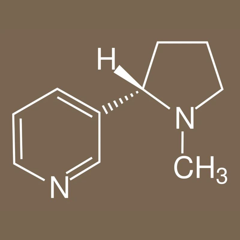 Formule structurale à la nicotine