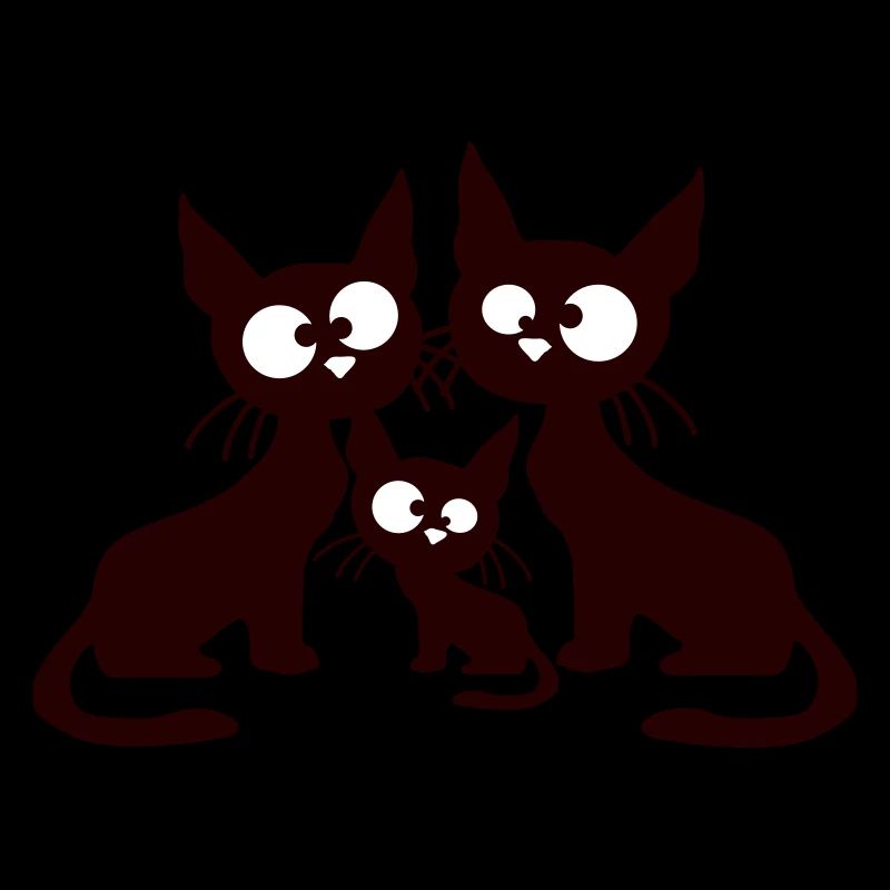 Crazy Cat Mom Dad Kitten Kid Kitten Fun