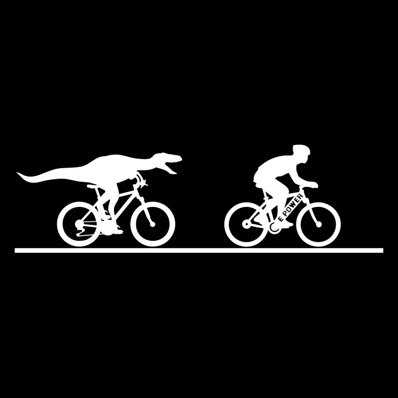 E Biker versus Velociraptor