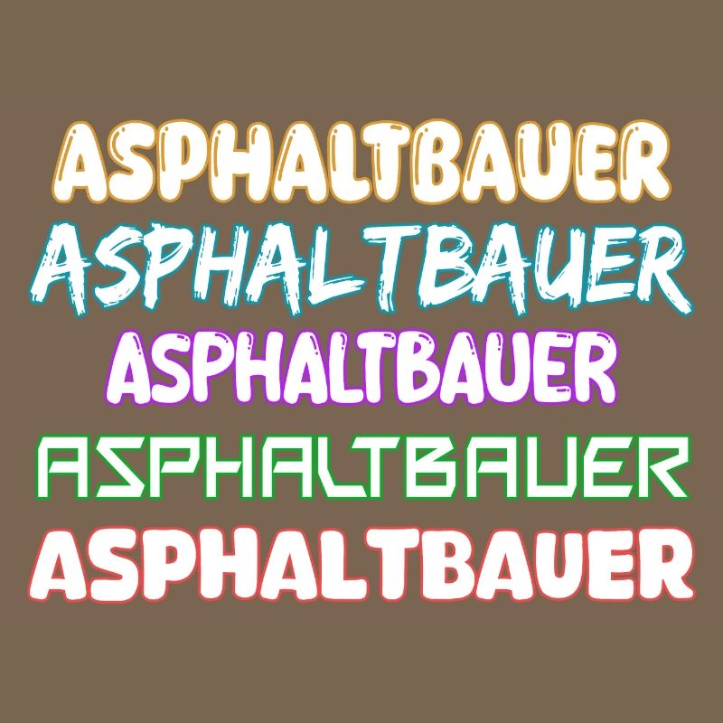 Constructeur d’asphalte comme métier
