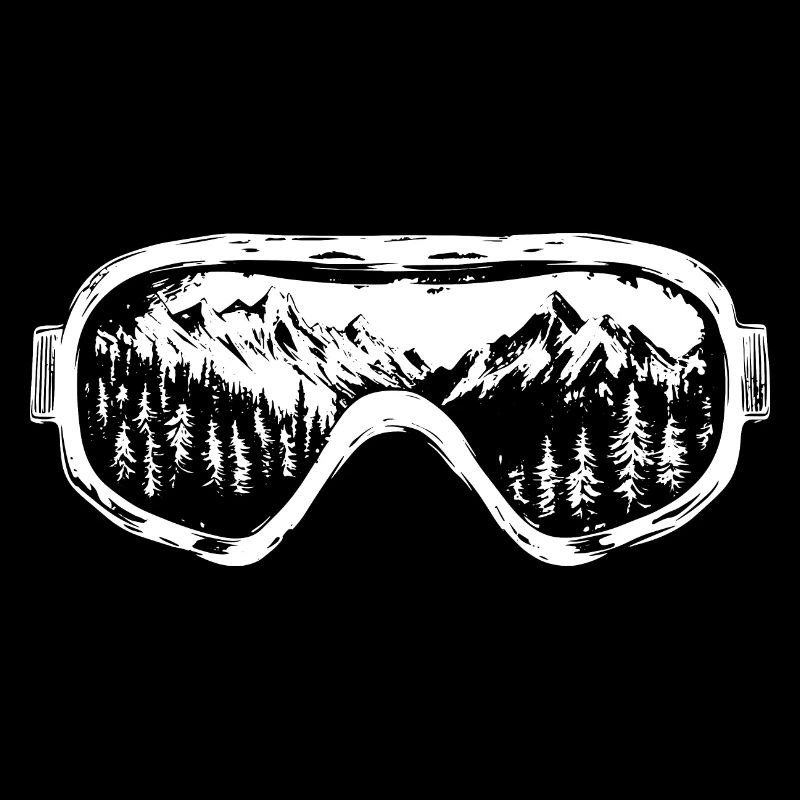 Skiing Goggles Mountains Ski Snowboard