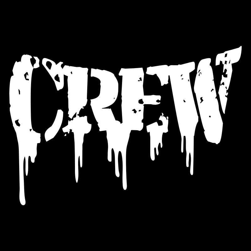 Crew Graffiti Spray Stamp Drops Splashes of Paint