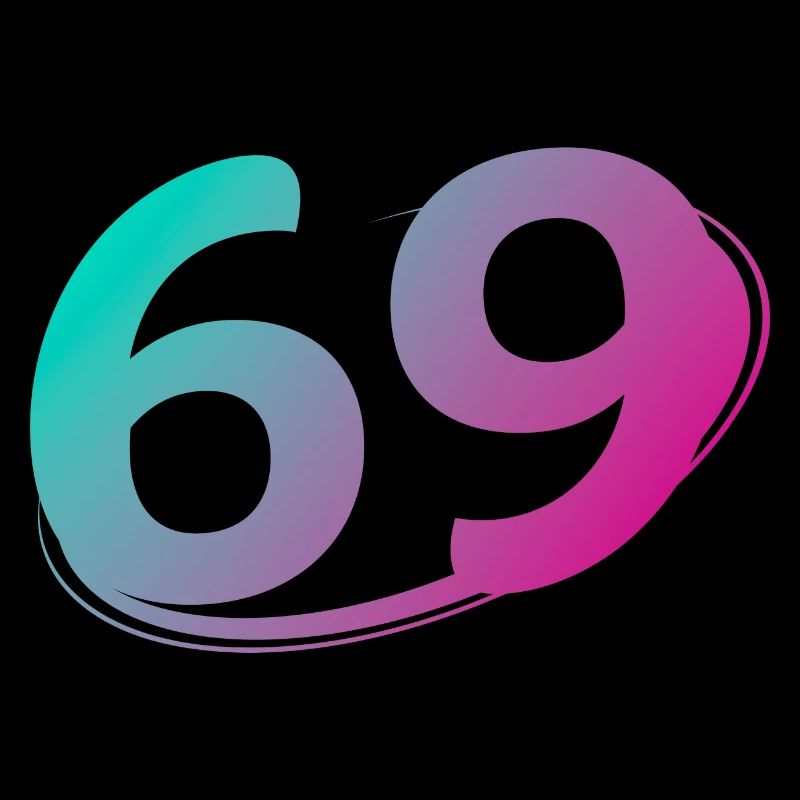 Number 69 multicolor