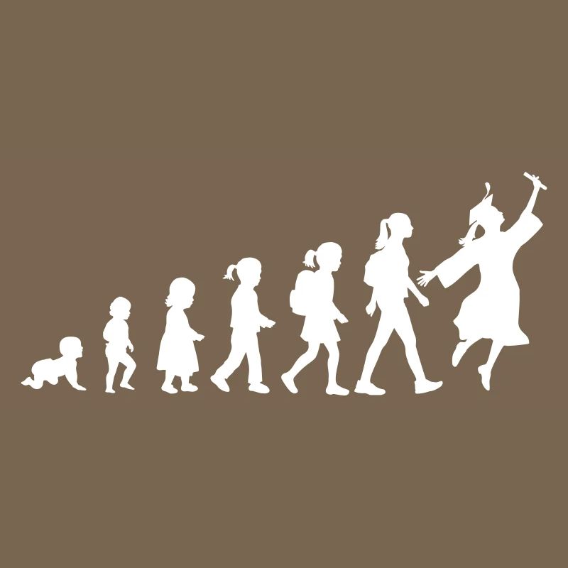 Evolution Schoolchild Diplômé de l’école secondaire