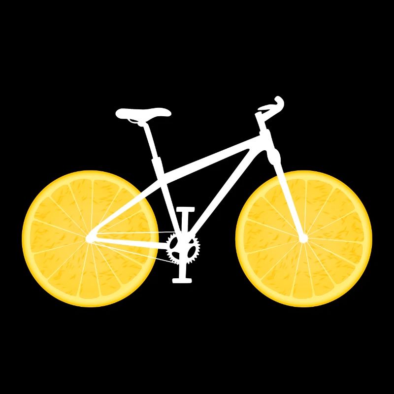 Fruit Bicycle Lemon Lime Orange / Gift