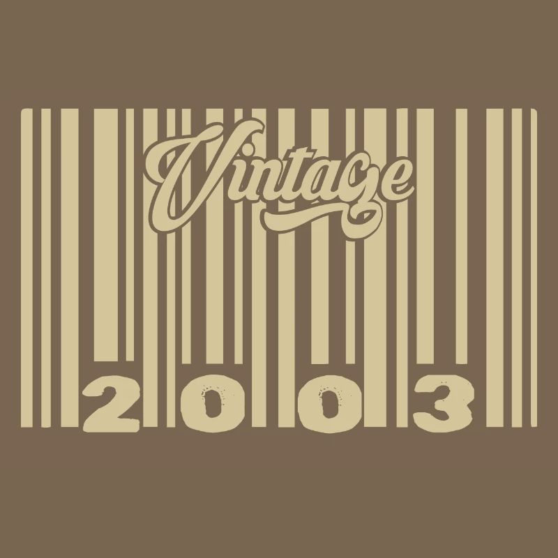 vintage 2003 Code barre 2003: Année 2025.