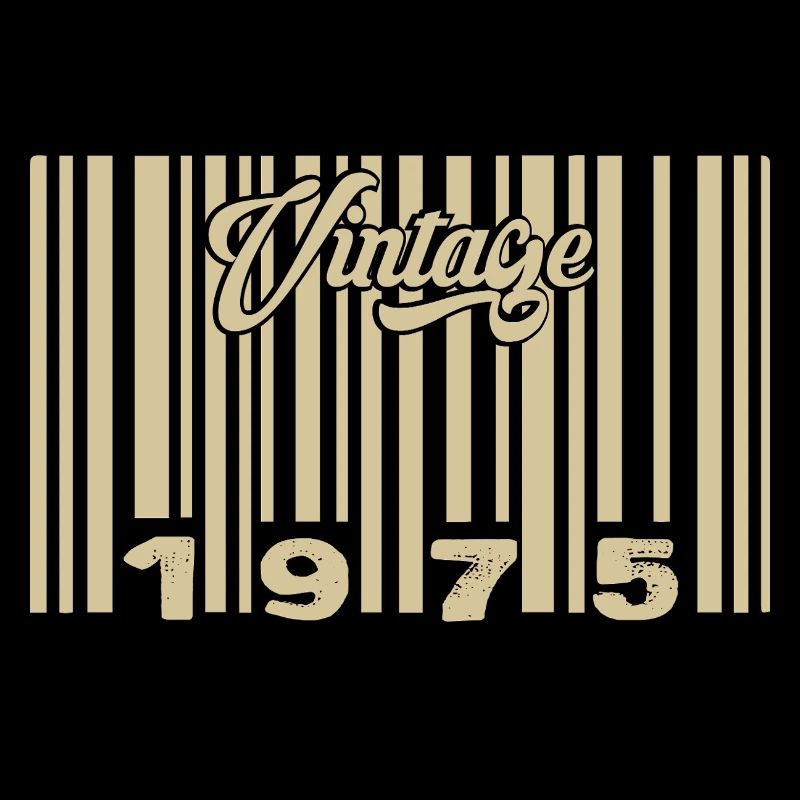 Vintage 1975 Barcode 1975: Year 2025.