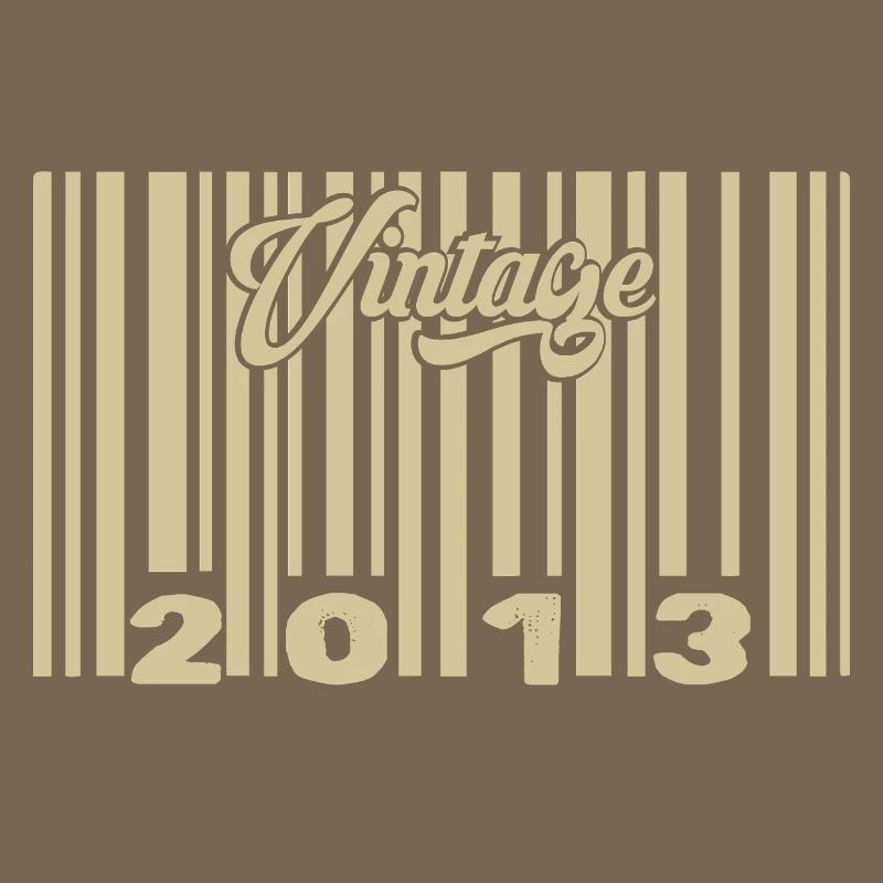 vintage 2013 Barcode 2013: Year 2025.