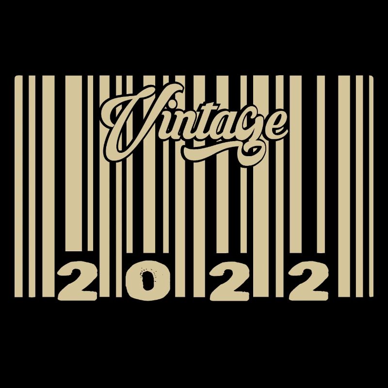 vintage 2022 Code barre 2022: Année 2025.